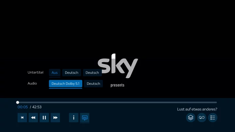 Dolby 5.1 Sky Ticket