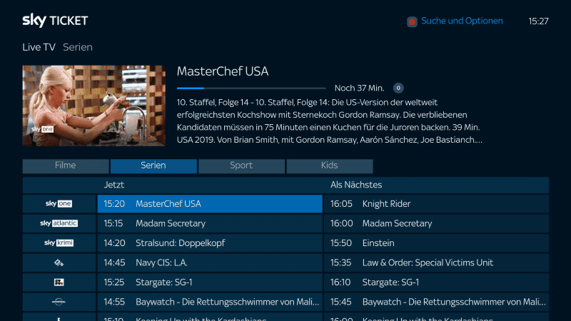 Sky Ticket Fire TV